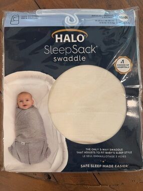Halo SleepSack Swaddle - Cream